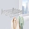 Wall Mounted Clothes Drying Rack Stainless Steel Retractable Laundry Rack 7