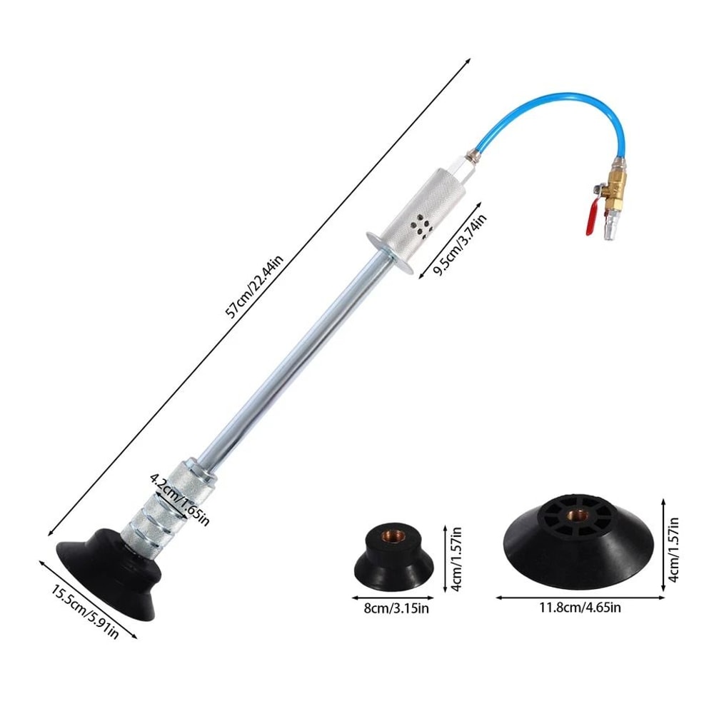 Pneumatic Dent Puller With Suction Cups And Slide Hammer For Auto Body Repair 1