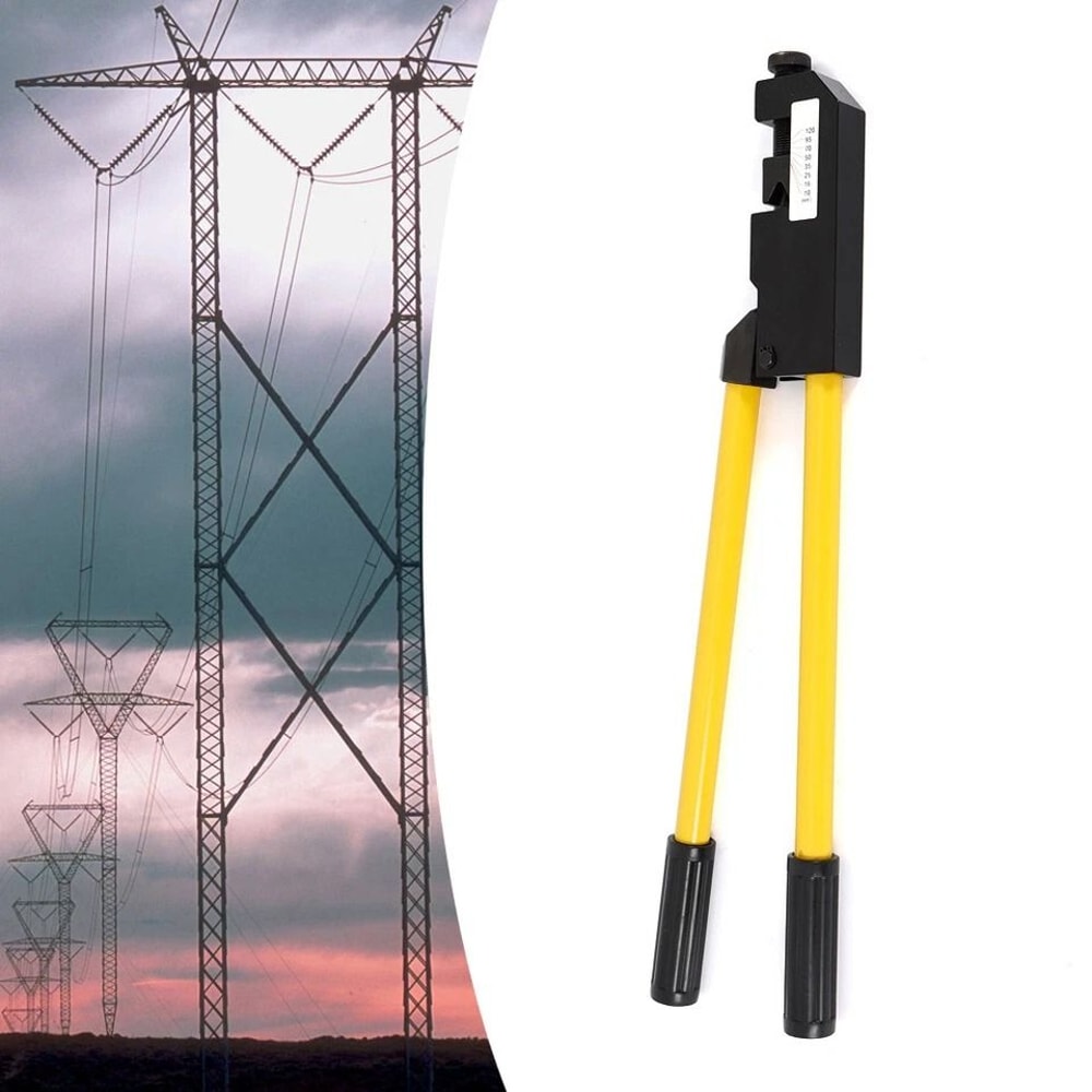 Heavy Duty Wire Cable Lug Crimper For Copper Terminals And Battery Cables 6