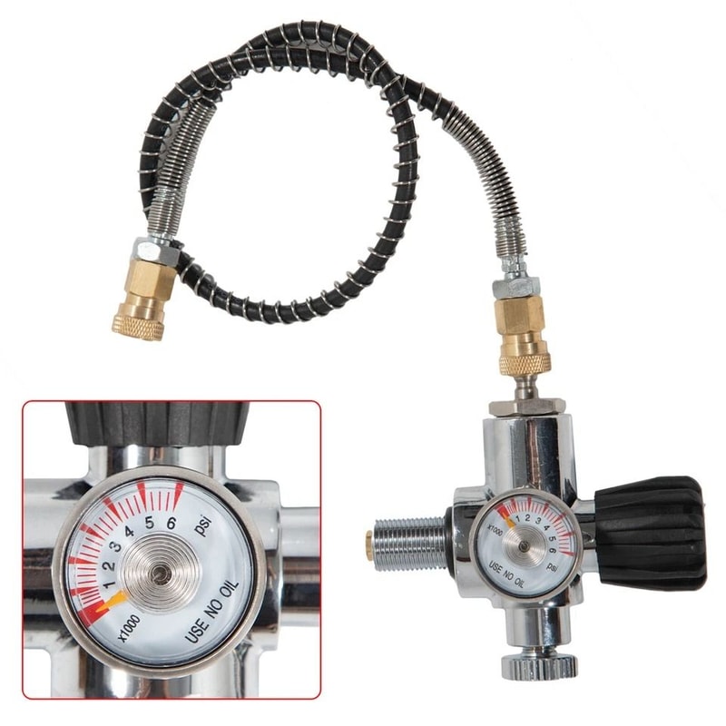 PCP Fill Station Valve Regulator Hose For SCBA SCUBA Air Tanks 7