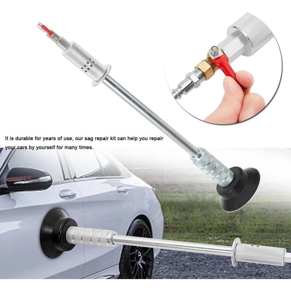 Air Pneumatic Dent Puller Car Body Repair Tool Suction Cup Slide Hammer Kit 2