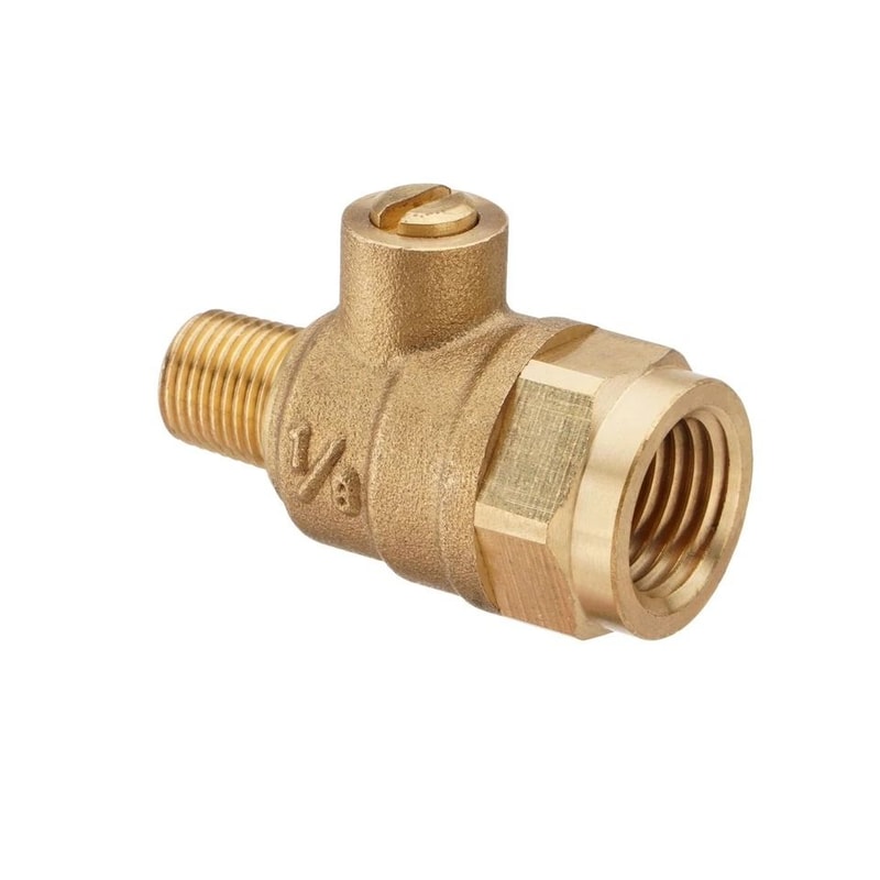 Professional Brass Male Female Test Cock With PTFE Sealant Tape For Backflow Preventer Test Cock 6