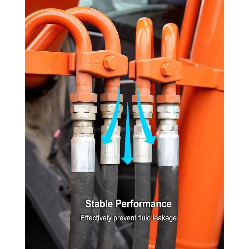 Premium Hydraulic Hose Fittings Female Swivel Crimp Connectors 10