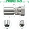 Premium Hydraulic Hose Fittings Female Swivel Crimp Connectors 2