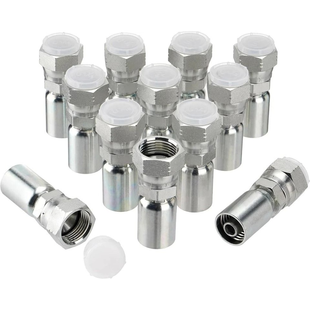 Premium Hydraulic Hose Fittings Female Swivel Crimp Connectors 0