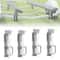 Galvanized Swivel Boat Trailer Bunk Bracket Kit For Crossmembers 0