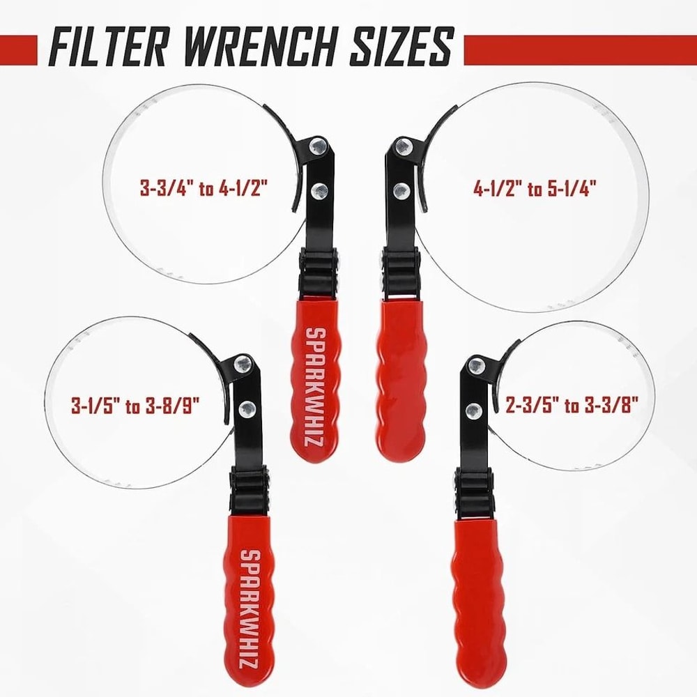 Swivel Oil Filter Wrench Set Universal Removal Tool 1
