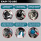 Swivel Oil Filter Wrench Set Universal Removal Tool 5