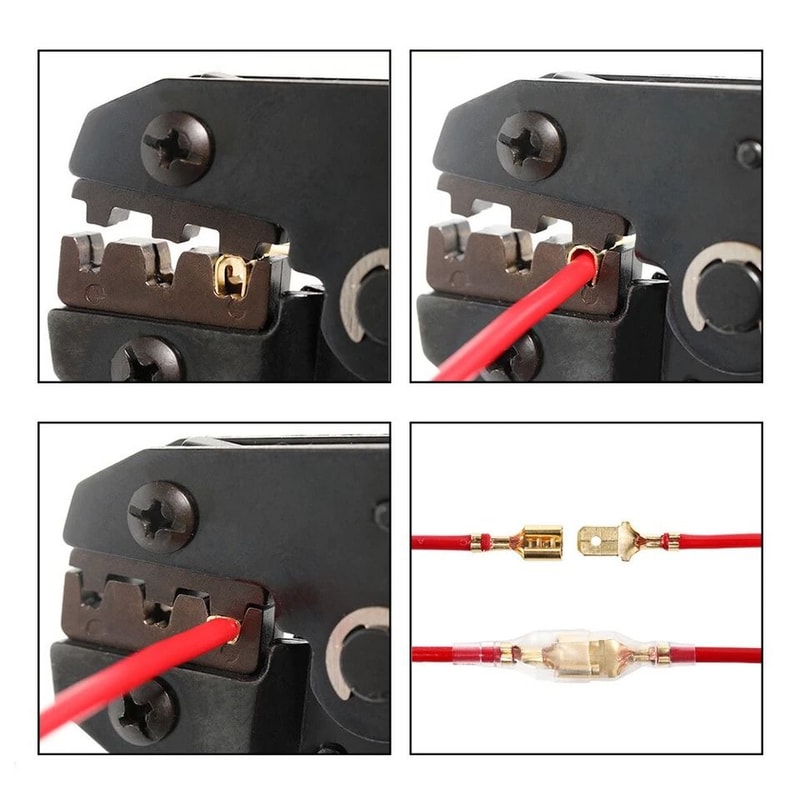 Professional Ratchet Wire Crimping Tool Kit For Electrical Connectors 3