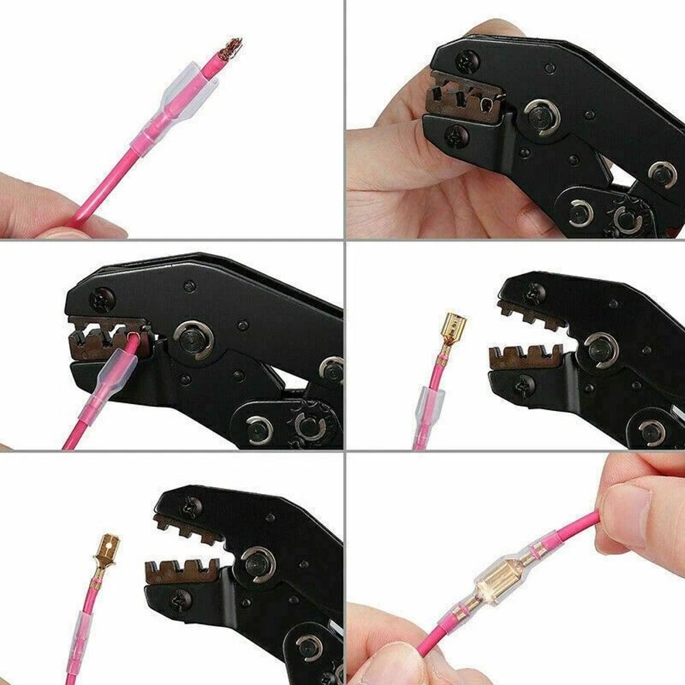 Professional Ratchet Wire Crimping Tool Kit For Electrical Connectors 4