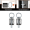 Heavy Duty Spring Pin Latch Lock Assembly Spring Loaded Latch Pin Metal Trailer Hardware 1