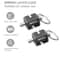 Heavy Duty Spring Pin Latch Lock Assembly Spring Loaded Latch Pin Metal Trailer Hardware 2