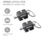 Heavy Duty Spring Pin Latch Lock Assembly Spring Loaded Latch Pin Metal Trailer Hardware 2