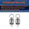 Heavy Duty Spring Pin Latch Lock Assembly Spring Loaded Latch Pin Metal Trailer Hardware 4
