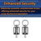 Heavy Duty Spring Pin Latch Lock Assembly Spring Loaded Latch Pin Metal Trailer Hardware 4