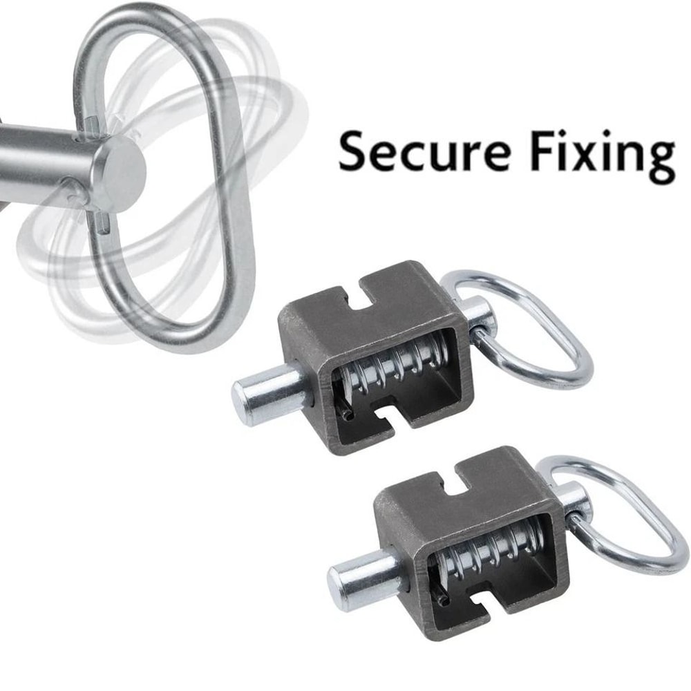 Heavy Duty Spring Pin Latch Lock Assembly Spring Loaded Latch Pin Metal Trailer Hardware 7