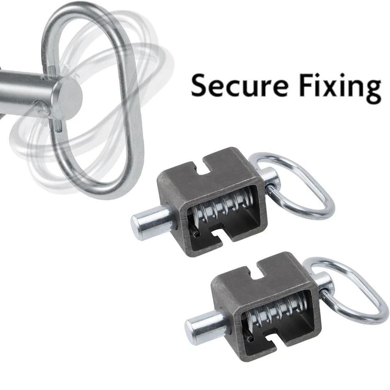 Heavy Duty Spring Pin Latch Lock Assembly Spring Loaded Latch Pin Metal Trailer Hardware 7
