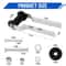Adjustable Bracket Assembly With Trailer Keel Roller For Boat Trailer Tongue 4