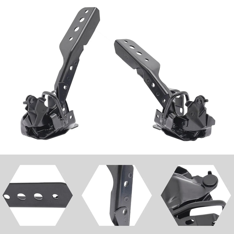Premium Honda Civic Hood Hinges Driver Passenger Side Replacement 1
