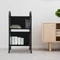 Rolling Book Cart With Wheels Shelf Steel Library And Office Storage Cart 3