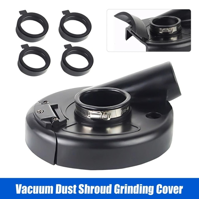 Universal Angle Grinder Dust Shroud With Vacuum Dust Collection Cover 7