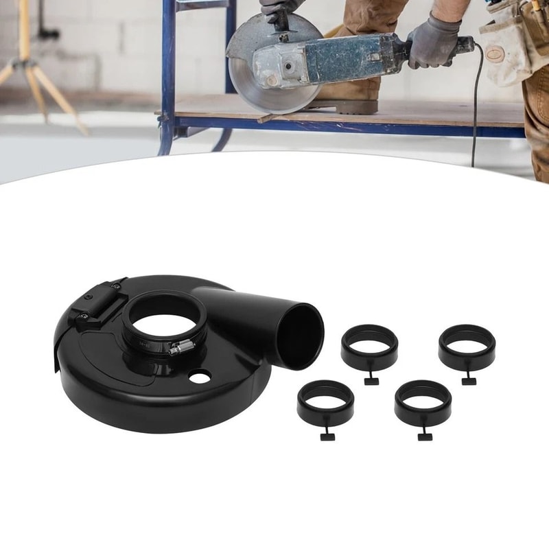 Universal Angle Grinder Dust Shroud With Vacuum Dust Collection Cover 8