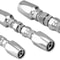 Hydraulic Hose Repair Kit Piece Reusable Fittings 3