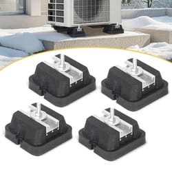 heavy duty mini split floor mounting base anti vibration ac condenser rubber feet