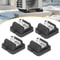 Heavy Duty Mini Split Floor Mounting Base Anti Vibration AC Condenser Rubber Feet 0