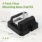 Heavy Duty Mini Split Floor Mounting Base Anti Vibration AC Condenser Rubber Feet 3