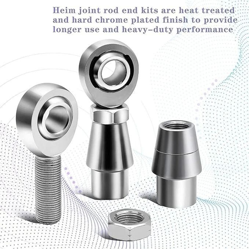 Joints Rod End Kit With Tube Adapters And Jam Nuts 3