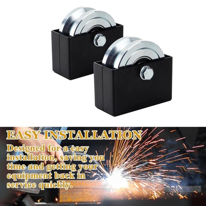 Roove Gate Wheel With Weld On Box Heavy Duty Sliding Gate Roller 1