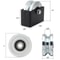 Roove Gate Wheel With Weld On Box Heavy Duty Sliding Gate Roller 2