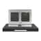 Microwave Stand With PullOut Shelf And Countertop Organizer For Compact Kitchens 4