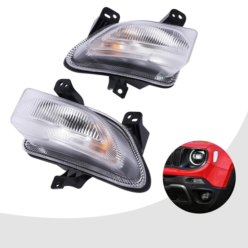 Jeep Renegade Fog Lights Bumper Turn Signal Parking Lamps LH RH 0