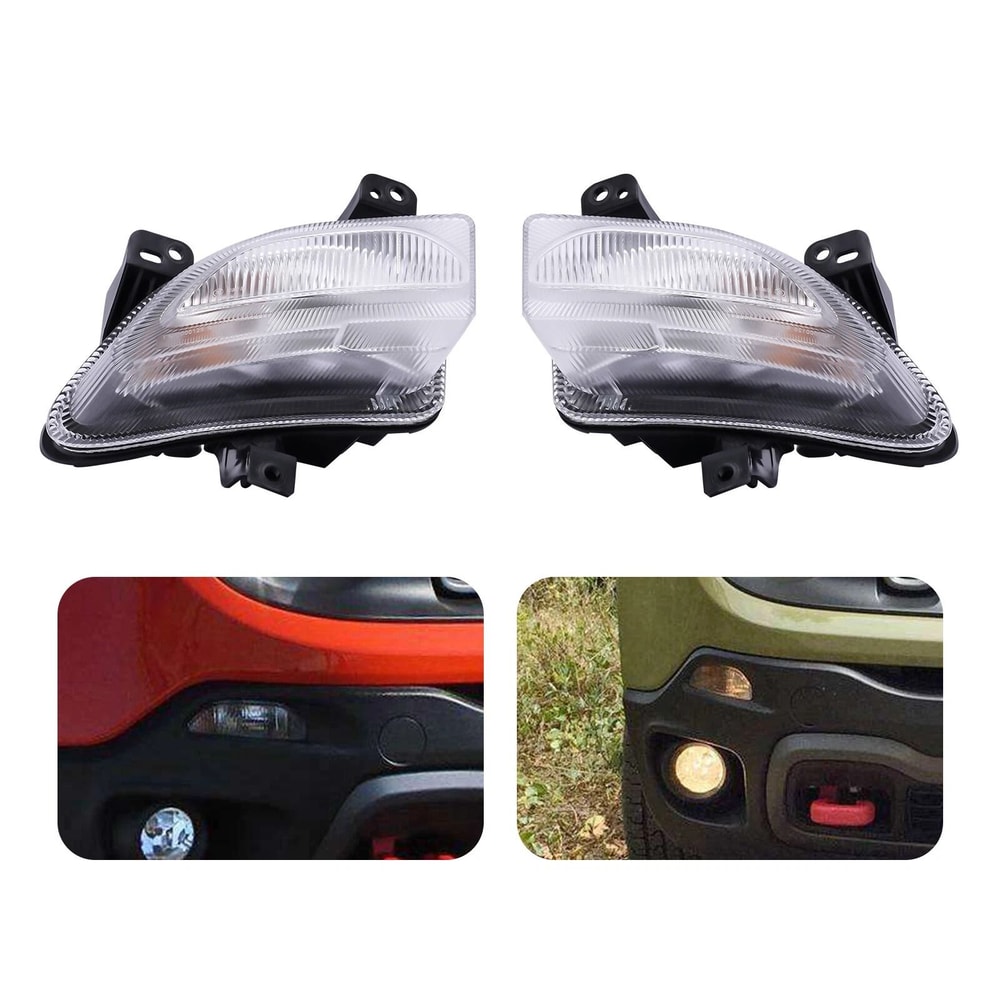 Jeep Renegade Fog Lights Bumper Turn Signal Parking Lamps LH RH 1