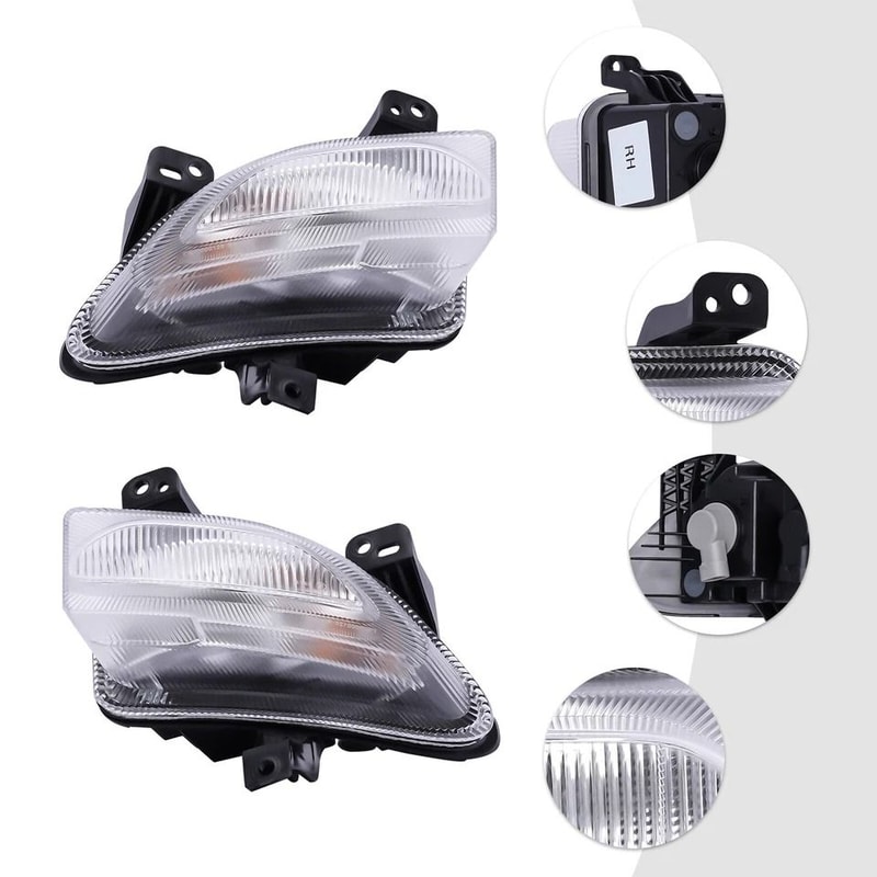 Jeep Renegade Fog Lights Bumper Turn Signal Parking Lamps LH RH 6