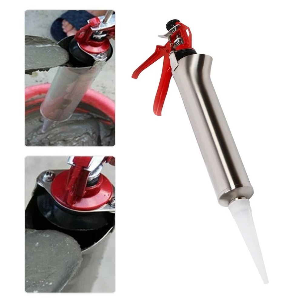 Mortar Pointing Gun Cement Grout Applicator Tool With Nozzles 2
