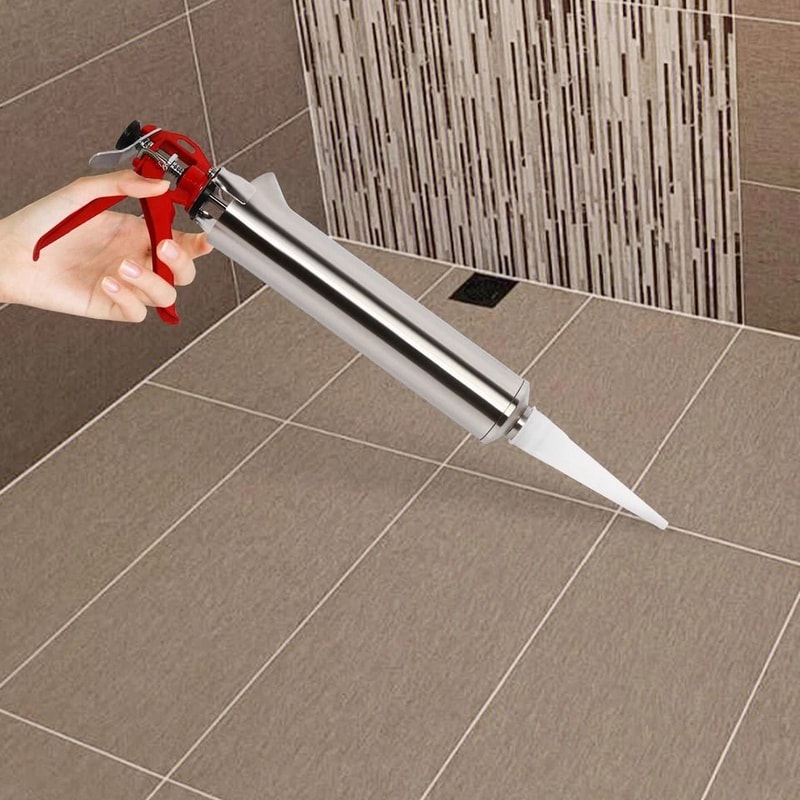 Mortar Pointing Gun Cement Grout Applicator Tool With Nozzles 5