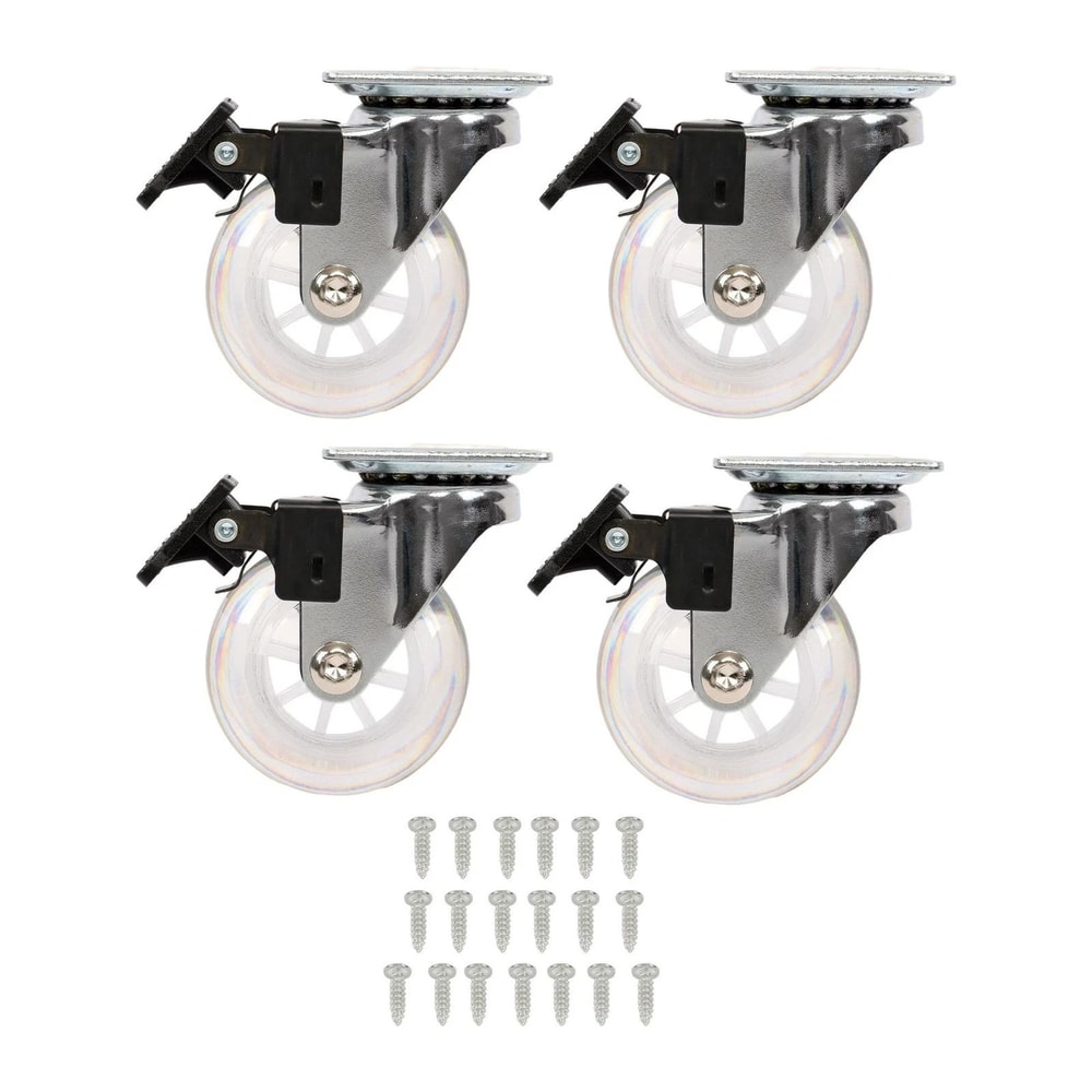Caster Wheels With Brake For Office Chair Replacement 0