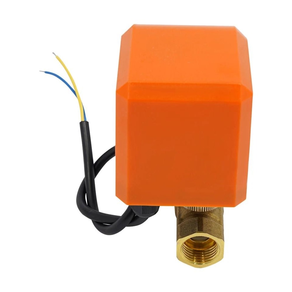 Normally Open Wire Motorized Ball Valve For Water Flow Control 3
