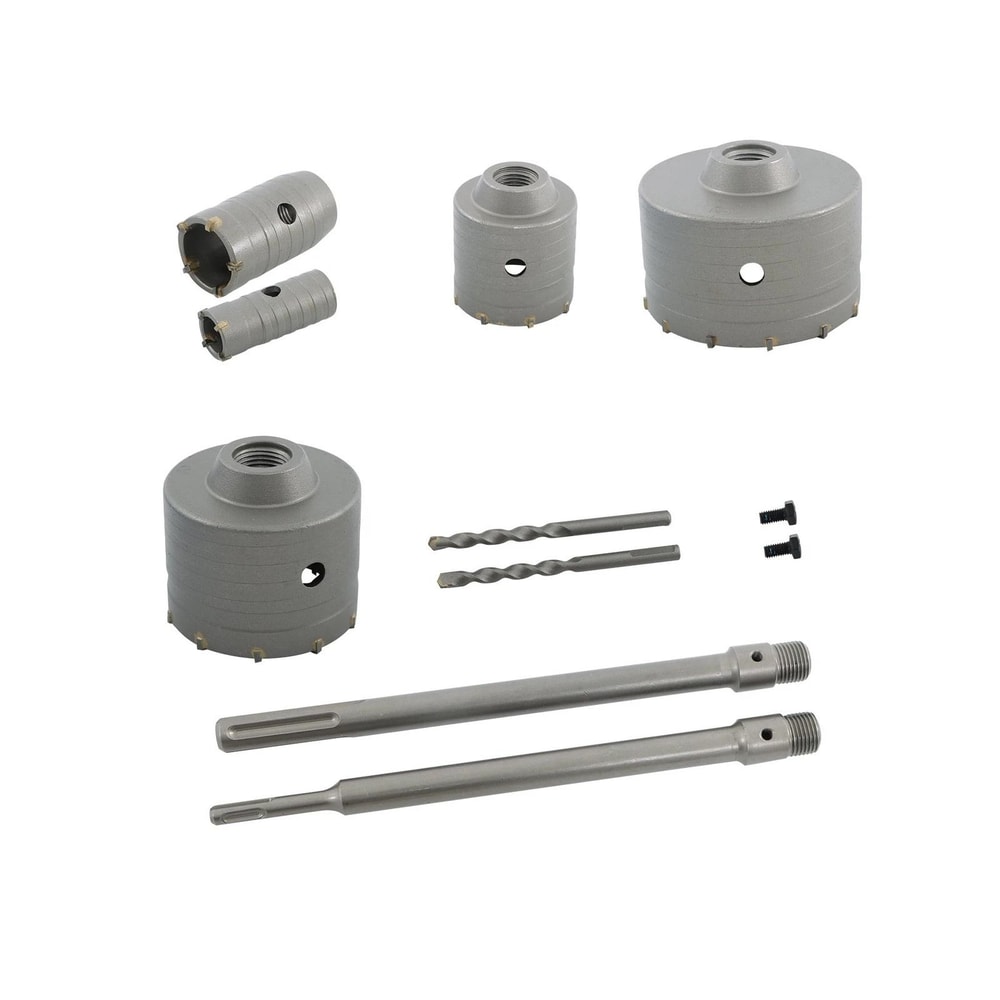 Oncrete Hole Saw Kit For Brick Cement Stone And Masonry Wall Drilling 3