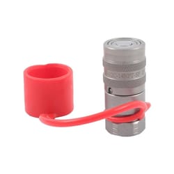 flat face hydraulic quick disconnect female coupler npt zero leak
