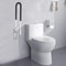 Folding Toilet Grab Bar Bathroom Safety Rail For Seniors And Handicap Support 0