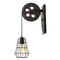 Rustic Pulley Wall Lamp Vintage Farmhouse Wall Sconce For Hallway Decor 1