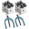 Hardened Steel Machinist VBlocks Clamp Set For Precision Workholding 1