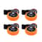 Heavy Duty Caster Wheels Rubber Swivel Threaded Stem Casters 1