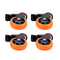 Heavy Duty Caster Wheels Rubber Swivel Threaded Stem Casters 1