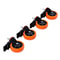 Heavy Duty Caster Wheels Rubber Swivel Threaded Stem Casters 3