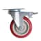 Heavy Duty Caster Wheels Swivel Set With Brakes For Furniture Carts 3